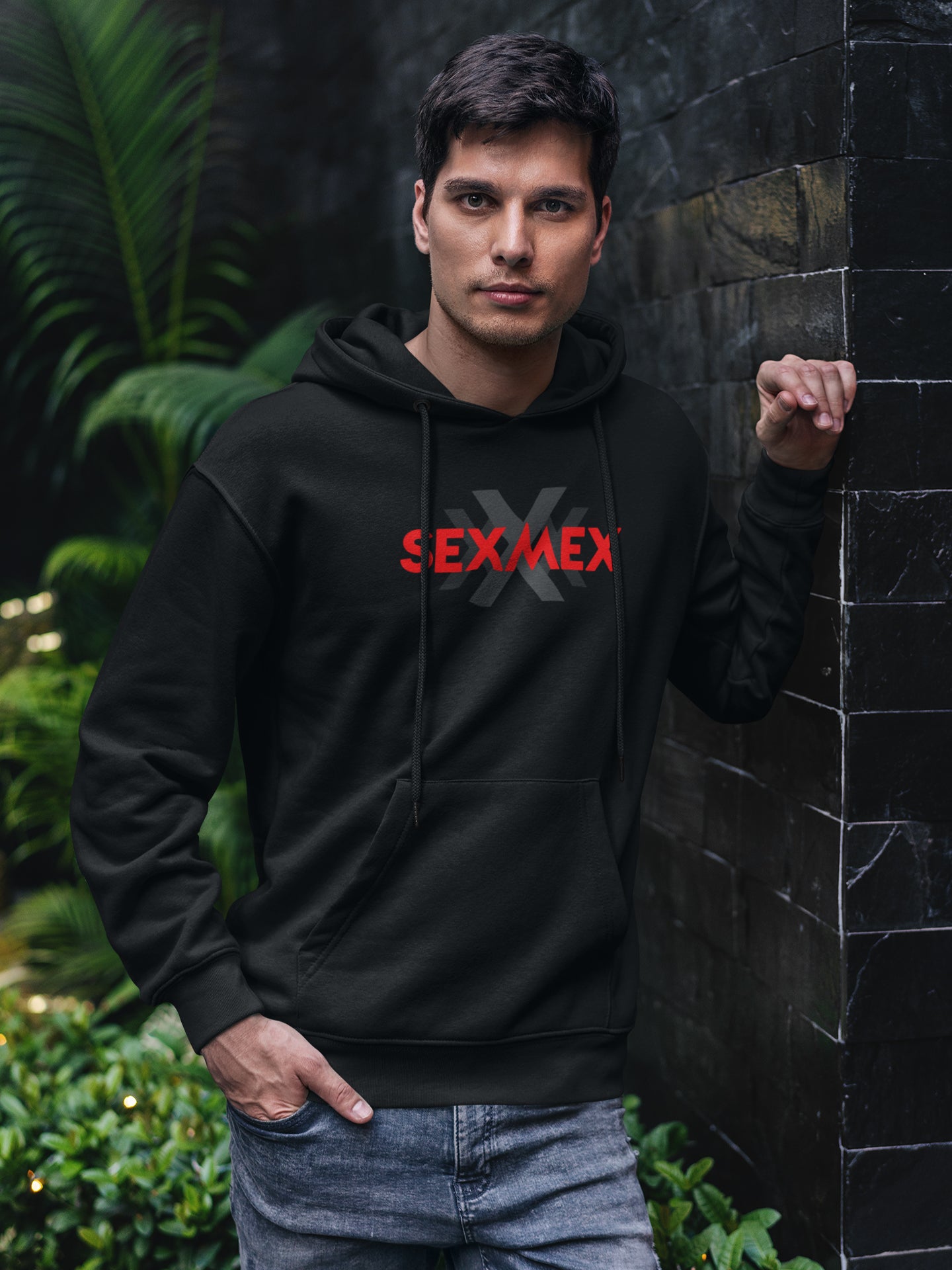 Sudadera SEXMEX Logo Oficial - Negra