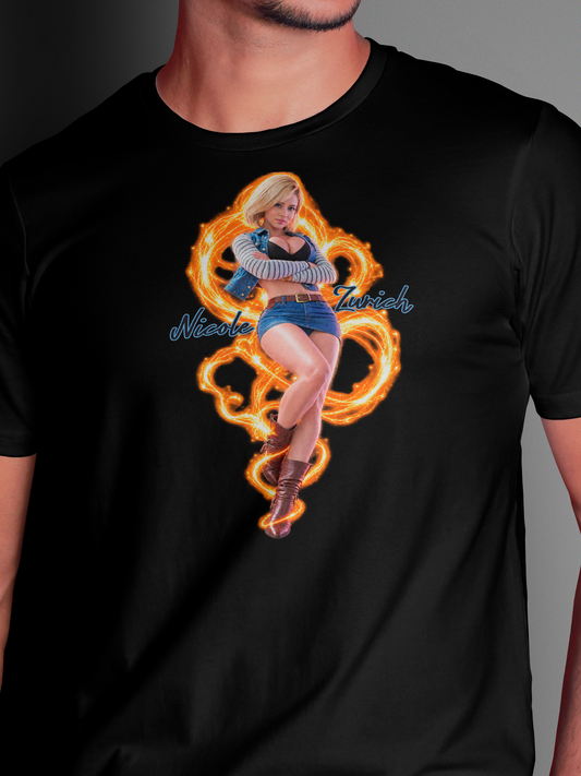 PLAYERA - NICOLE ZURICH - ANDROIDE 18